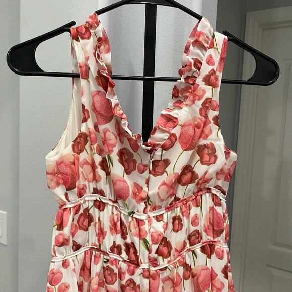 Floral Pink Mini Dress - Picture 6 of 9